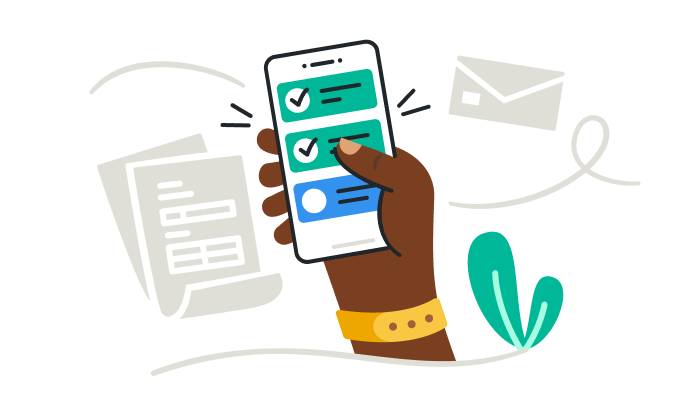 TurboTax "Checklist" spot illustration animation design graphic design illustration lottie motion graphics