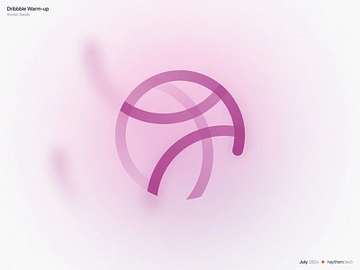 Dribbble Warm-up animation dribbble glow warm up