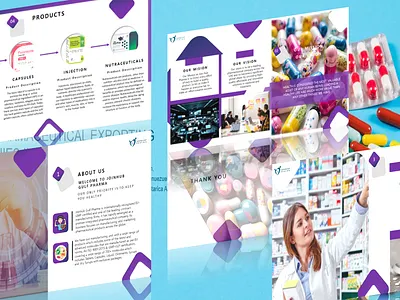 Gulf Pharma Presentation animation branding business graphic des health illistration logo design pharma pharmaceutical pharmacist powerpoint presentation ui vector