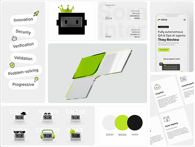Ai-driven Testing, TechOps and Delivery | ratl.ai agents ai animation bento grid branding illustration interaction landing page logo testing ui user testing ux visual design website design