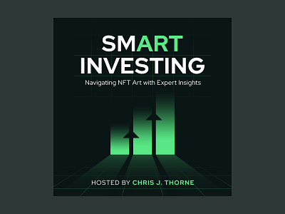 Podcast Cover arrow arrowhead art art cover bars block capital cover finance graph growth invest market nft podcast podcast cover progress statistics stats