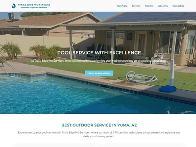 Trails Edge Pro Services Website branding home page home screen homepage landing page ui user experience user interface userinterface ux web design web page webpage website