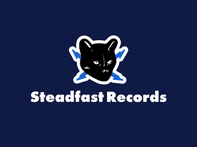 Case Study: Steadfast Records brand identity branding cat design e commerce ecommerce graphic design illustration lightening bolt logo record label responsive design shopify ui ux website design