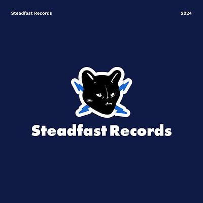 Case Study: Steadfast Records brand identity branding cat design e commerce ecommerce graphic design illustration lightening bolt logo record label responsive design shopify ui ux website design