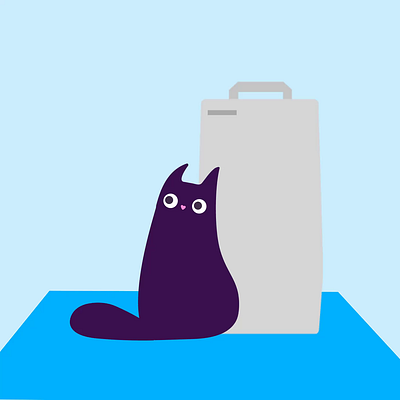 Kitty litter problems after effects animation cat kitty litter motion graphics