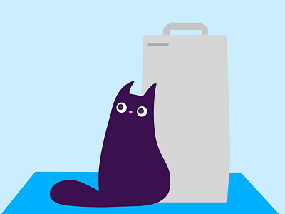 Kitty litter problems after effects animation cat kitty litter motion graphics