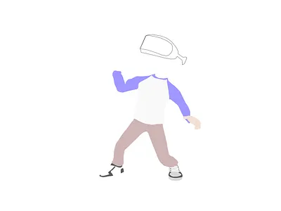 METAVERSE MEGAPHONE MAN 2d adobe illustrator character design figma figma illustratipn graphic design illustration