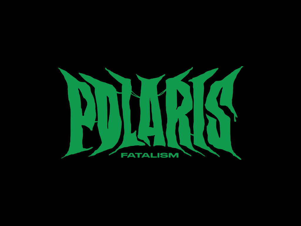 Polaris Logo apparel band merch branding design graphicdesign illustration logo merch music typography