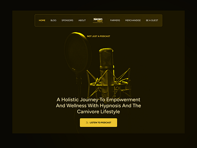 Podcast website design ui uiux web