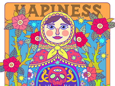 Matrioshka art design doll graphic design illustration matrioshka russiandoll