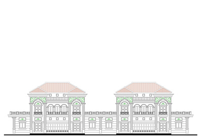 Modern classic house 011 achitect architecture balance classic design drawing facade greek home house inspiration modern neoclassic proportion roman scale symmetrical technical unity vector
