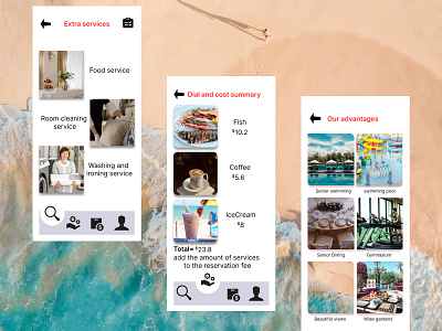 Hotel reservation application services ui ux