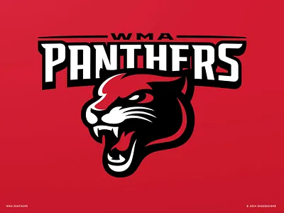 Panthers Sports Logo | Martial Arts Logo black branding dasedesigns design korea logo logo design martial arts mascot mascot logo mma panther panthers red south korea sports logo team team logo
