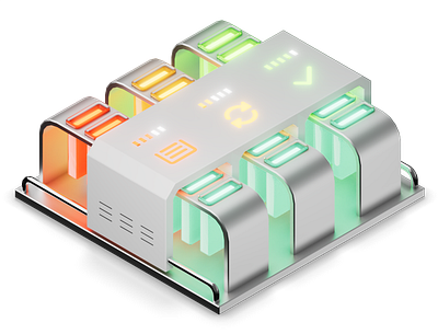 Backlog Illustration Process (Kanban Boards) 3d blender formula illustration isometric kanban liquid ooze process task