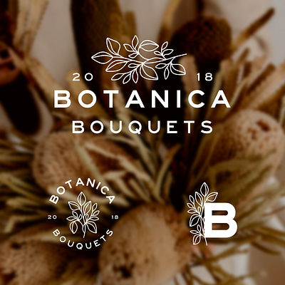 Botanica Bouquets | Branding + Website brand collateral brand identity branding graphic design logo website design