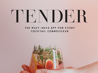 Tender | Branding + App Design app design branding graphic design logo ui ux