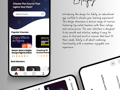 Edufy figma grafic design mobile app design ui ux web design