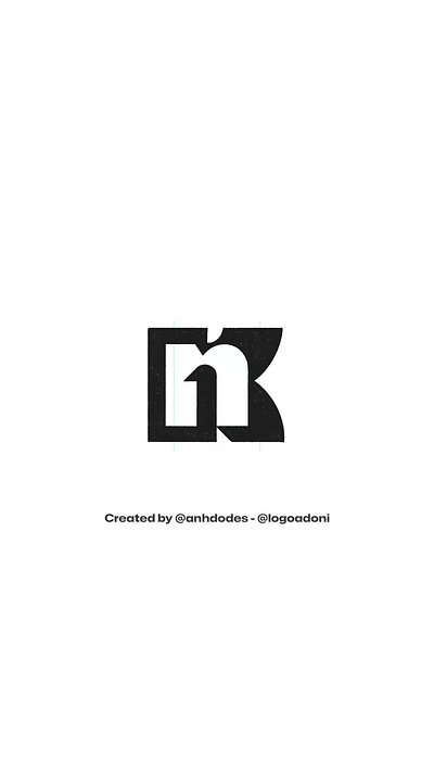 Sleek NK KN monogram lettering ready-made logo for sale anhdodes branding design illustration logo logo design logo designer logodesign minimalist logo minimalist logo design