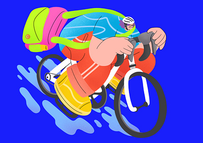 Pedal Pursuit - Cycling Challenge adobe bicycle challenge color cycling design graphic design illustration landingpage sport ui ux vector vibrant