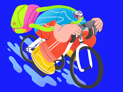 Pedal Pursuit - Cycling Challenge adobe bicycle challenge color cycling design graphic design illustration landingpage sport ui ux vector vibrant