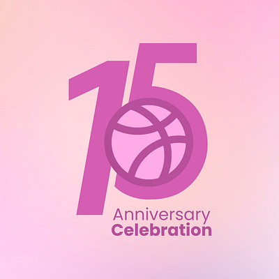 15 Anniversary Logo 3d animation branding graphic design logo motion graphics ui