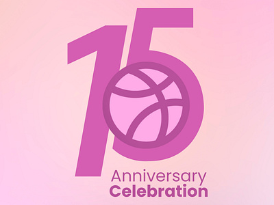 15 Anniversary Logo 3d animation branding graphic design logo motion graphics ui