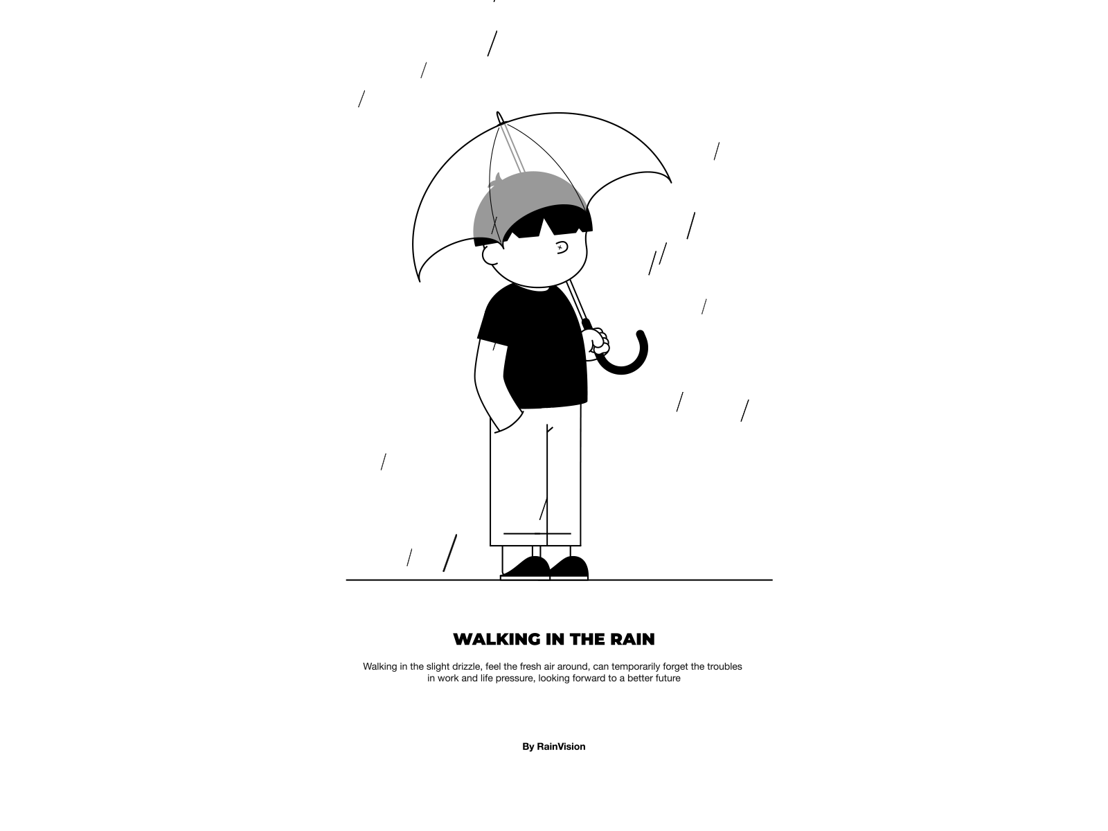 Rainy branding design illustration illustrations logo ui 应用 插图 活跃 设计