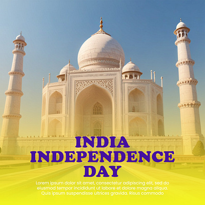 India Independence Day Creative Posts banner banner design creative post india india independence day post social media social media templates