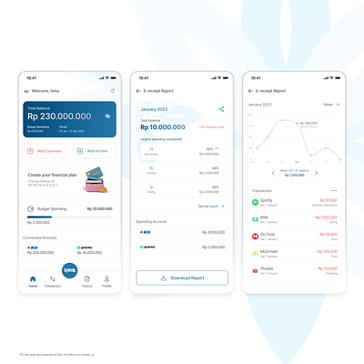 Financial Plan indonesia designer mobile ui ui webdesign