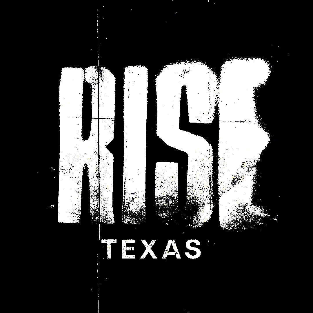 RISE Texas Promo animation black and white gif graffiti graphic grunge punk rustic stencil texas