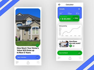 Dailyui 004 Real Estate Mortage app dailyui dailyui004 design ui