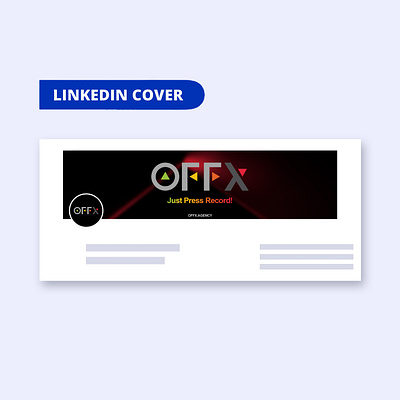 Social Media Profile Banner banner branding graphic design illustration linkedin banner linkedin banner design social media banner x banner design