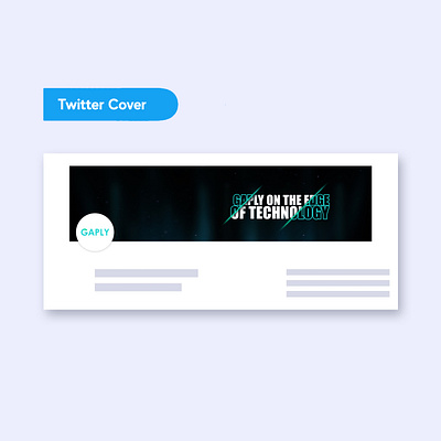 Social Media Profile Banner banner branding graphic design illustration linkedin banner logo social media banner ui x banner