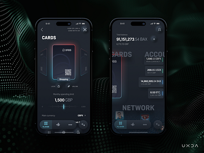 Accelerating Financial Inclusion with a Multipurpose Wallet account app design bank bank account banking cards cx dark ui design details finance financial fintech navigation ui user experience user interface ux ux design virtual cards