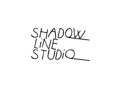 Shadow Line Studio architecture branding concept graphic design identity logo typography wordmark