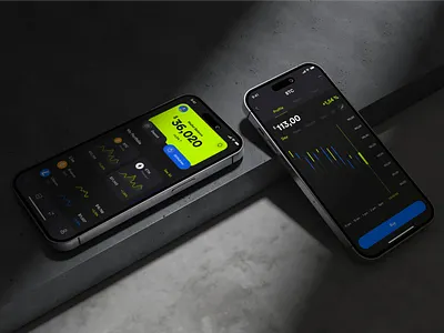Finance App analytics app app design banking app branding bright app crypto app finance app graphic design ios app trading app ui vector wallet app