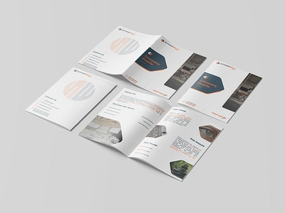 A Modern Corporate Brochure 3d 3dmockup book bookmockup branding brochure companyprofile corporate creativebrochure graphic design inspiration logo minimalism mockup printdesign sutharwala ui ux