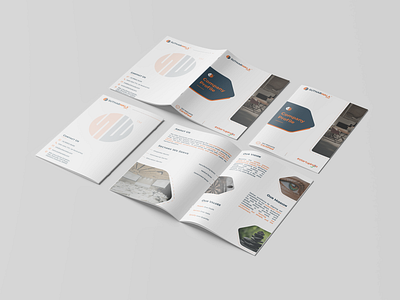 A Modern Corporate Brochure 3d 3dmockup book bookmockup branding brochure companyprofile corporate creativebrochure graphic design inspiration logo minimalism mockup printdesign sutharwala ui ux