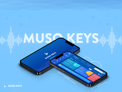 Muso Keys: Mobile App Design app design design concept graphic design illustration ios app desoign mobile app design ui