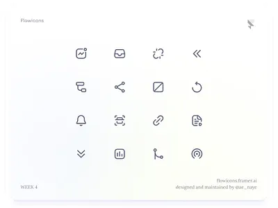 Flowicons Week 4 design figma icon pack icon set icons ui ui kit