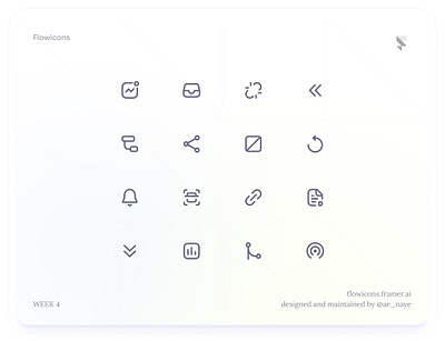 Flowicons Week 4 design figma icon pack icon set icons ui ui kit