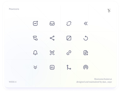 Flowicons Week 4 design figma icon pack icon set icons ui ui kit