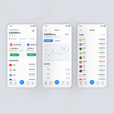 Trading Finance Banking App 3d animation app design appconcept banking app branding design design resources dribbleshot figma finance app graphic design illustration logo motion graphics trading app trending design ui ui ux design vector