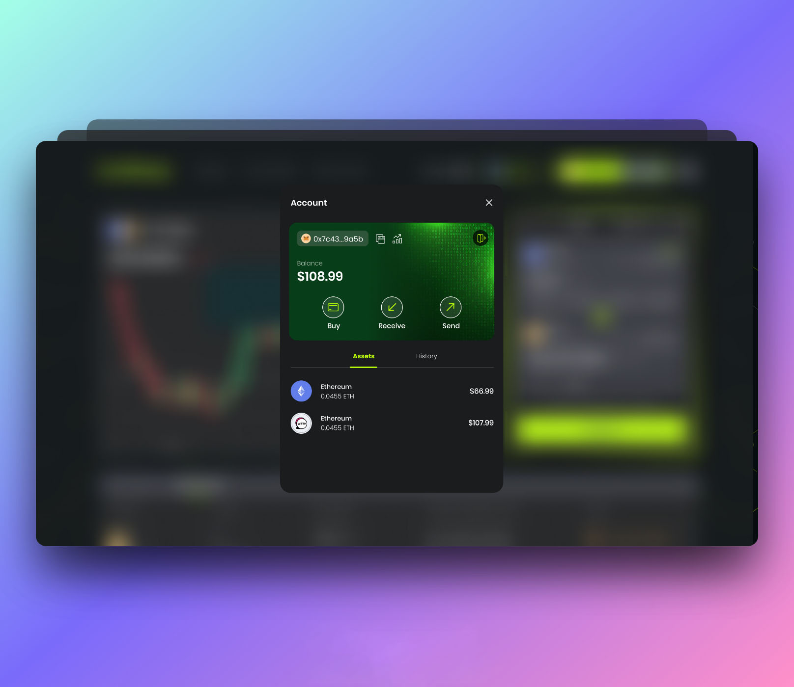 Example of I Design Blockchain, Web3, Dapps Design