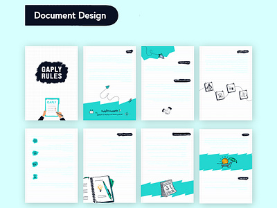 Document Design branding document desig document illustration graphic design illustration motion graphics