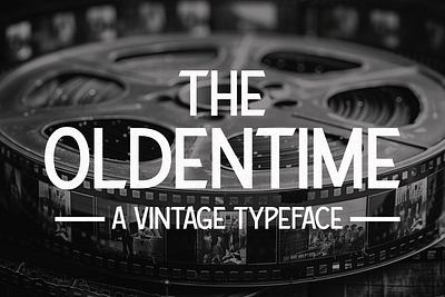 The Oldentime - Vintage 1920's Typeface retro branding font