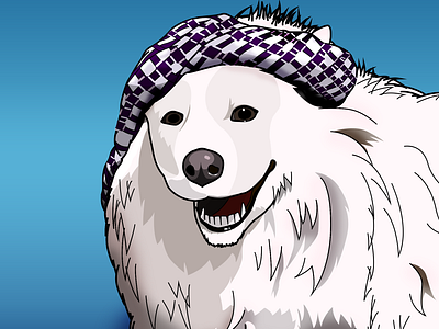 Dog Portrait Illustration animal digital art dog dog portrait illustration pet pet illustration vector art