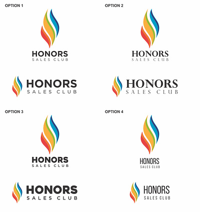 LOGO - Honors Sales Club corporate logo graphic design logo logo design marketing sales vector vector design