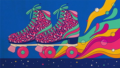 Illustrations for animation for J. Hardy 80 s alcohol animation boombox bubbles cosmos crocs disco discoball funk hippie hipster illustration indie leopard pink panther psychedelic roller skate soul train speaker