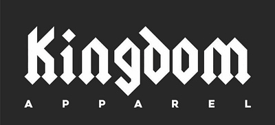 LOGO - Kingdom Apparel apparel christian church graphic design logo logo design streetwear typography vector vector design